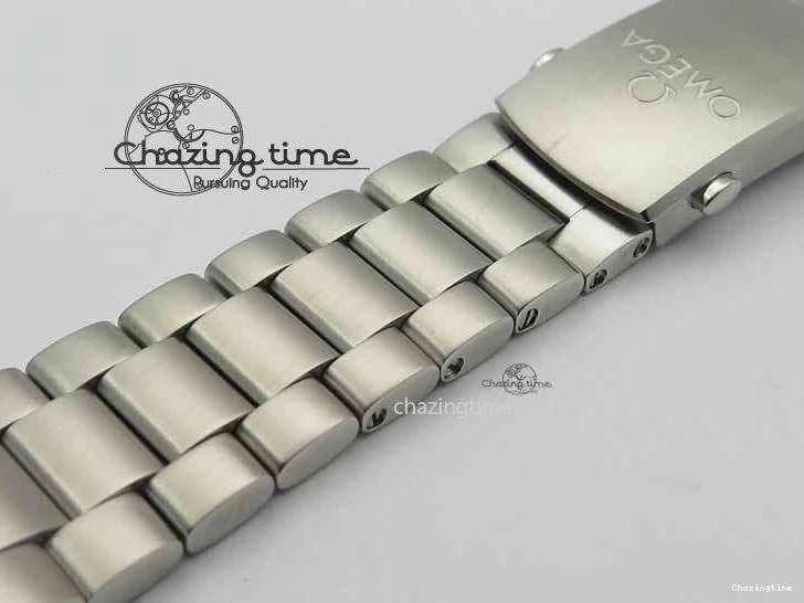 0423 Sophisticated Planet Ocean Master Chronometer Chrono SS OM 1:1 Best Edition Orange On SS Bracelet A 8156